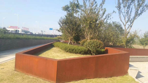 华容耐候钢挡土墙